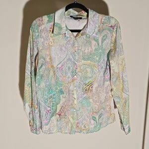 Charlie B Colorful Button Down Ptp 20"